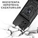 Husa pentru OnePlus 12R Premium Hybrid Armor Kickstand, Slider Camera, Antisoc, Protectie Superioara, Negru
