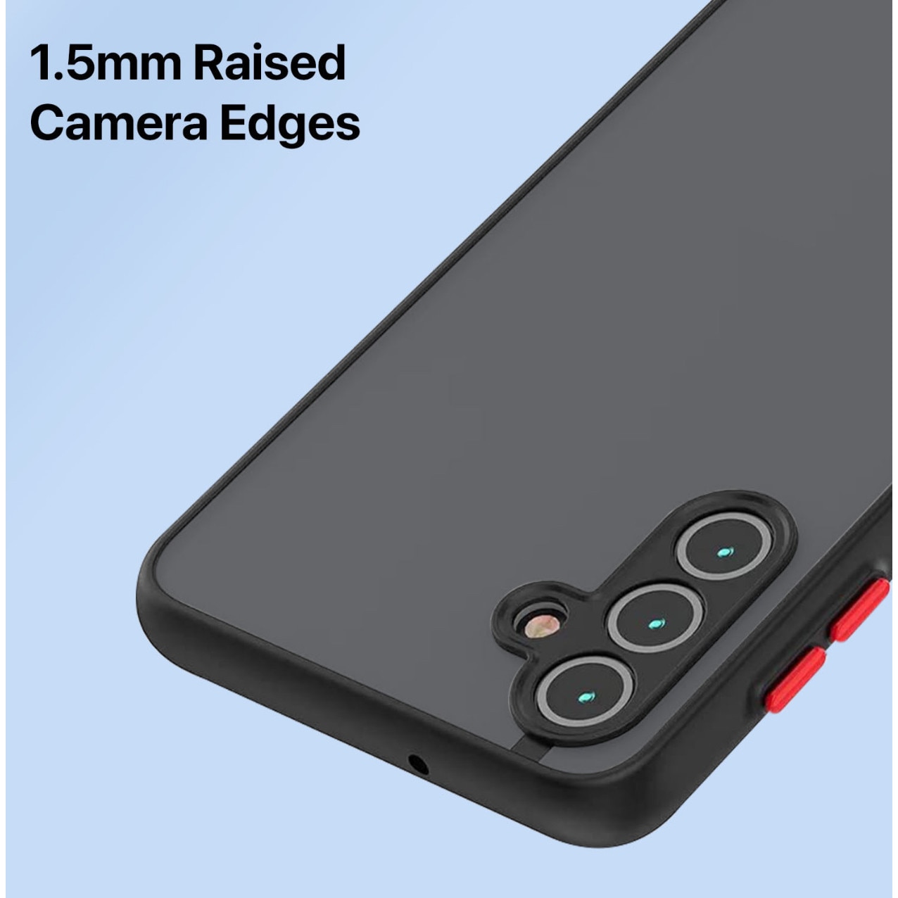 Husa Premium cu protectie la camere si finisaj mat, compatibila cu Samsung Galaxy S24 Plus / Negru