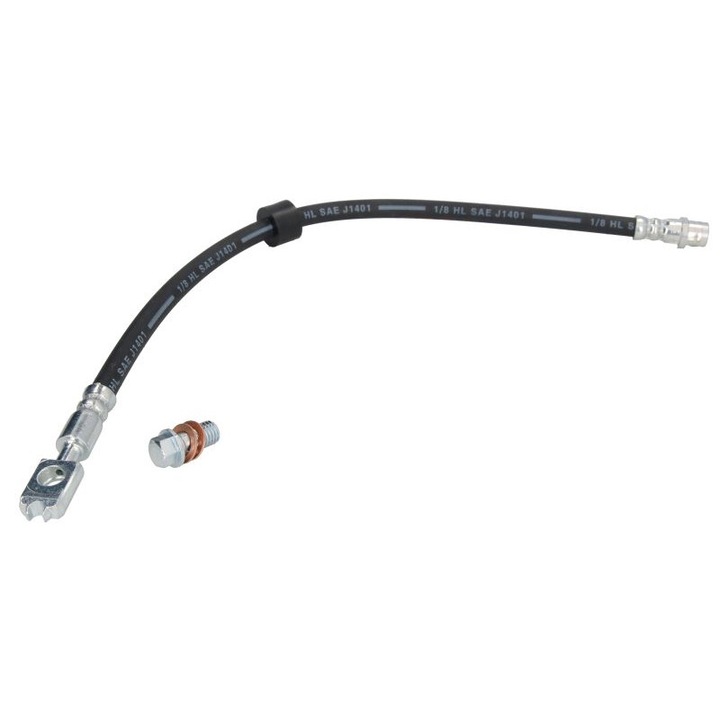 Rugalmas fékcső/fékvezeték első jobb/bal hossza 448mm, M10x1 Audi A3, Seat Leon, Toledo II, Skoda Octavia I, Octavia I/kombi, Vw Bora, Bora I