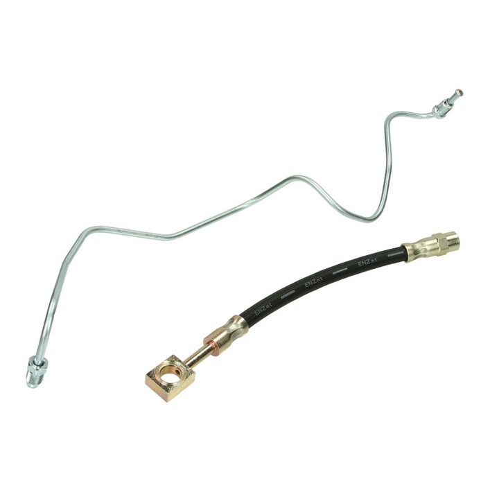 Rugalmas fékcső/fékvezeték hátsó bal hossza 233mm, M12x1/M10x1 Audi A3, Tt, Seat Leon, Toledo II, Toledo IV, Skoda Octavia I, Rapid, Roomster