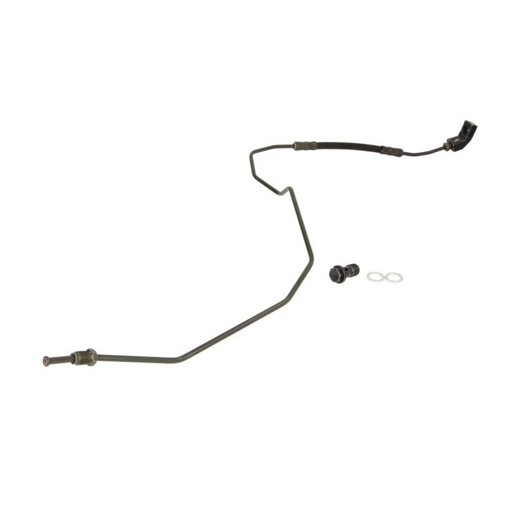 Furtun/conducta de frana flexibil spate dreapta lungime 820mm, M10x1x1 Audi A3, Tt, Seat Leon, Skoda Octavia I, Vw Bora, Bora I, Golf IV, New Beetle