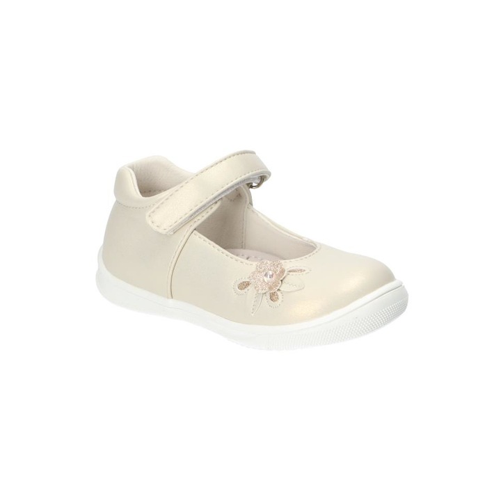 Детски обувки, American Club, Xd12124, Балеринки за момиче, Стелка от естествена кожа, Бежов