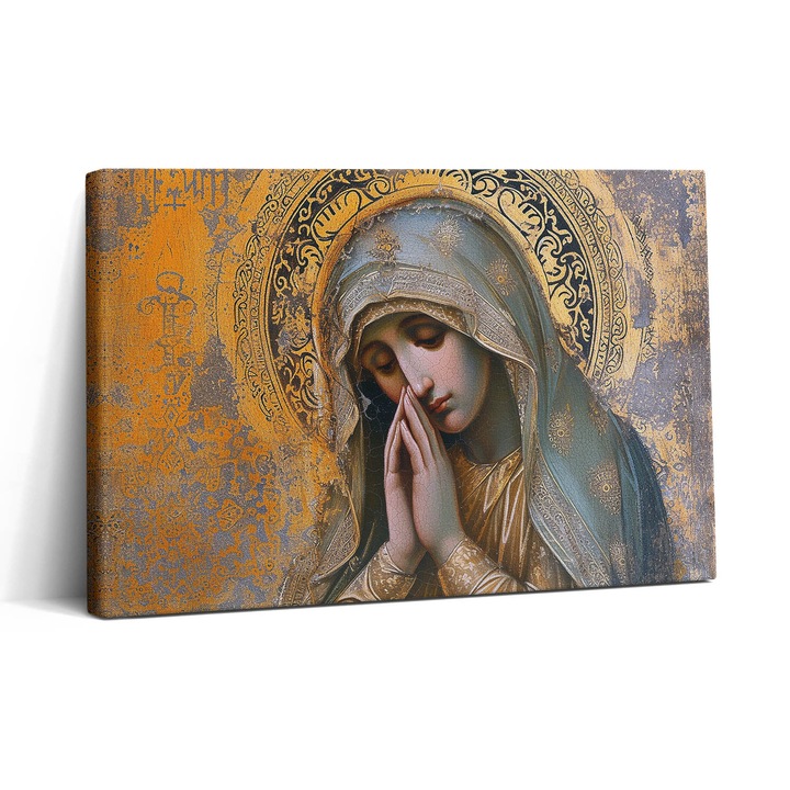 Tablou Canvas, Wallfluent, Sfanta Maria, Maica Domnului, Maro, 30x20 cm, 010030010150000276802