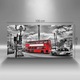 Tablou Canvas, Wallfluent, Viata de zi cu zi la Londra, Gri, 100x50 cm, 010030010010000074701