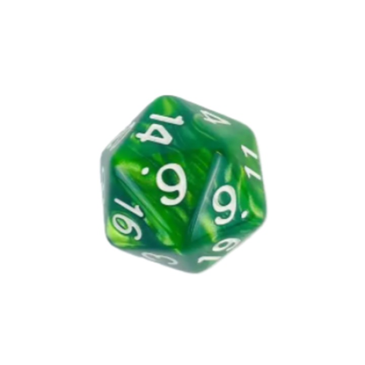 Felnőtt/Gyermek/Családi akril szabványos RPG kocka, többszínű