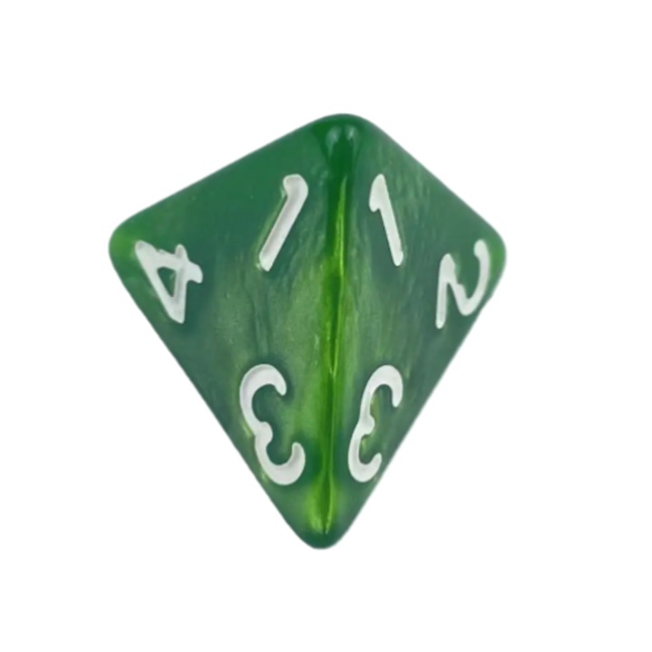 RPG kockakészlet, 4 oldal, többszínű, felnőtteknek/gyerekeknek/családnak