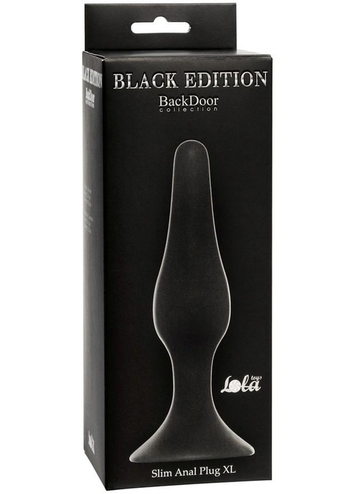 Anális dugó Slim Anal Plug XL, Lola Toys, orvosi szilikon, 15,5x3,6 cm