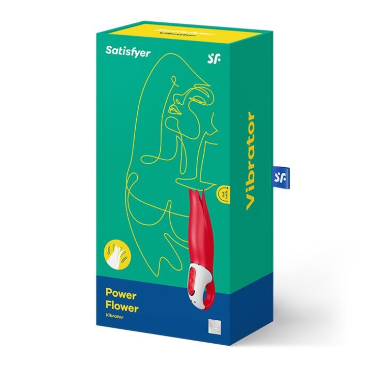 Вибратор Satisfyer, 12 програми, Силикон/ABS, 18,8 см