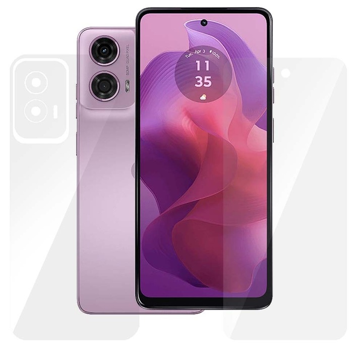 Комплект 2 фолиа SILKASE за Motorola Moto G24, защита на телефона, възобновяем силикон