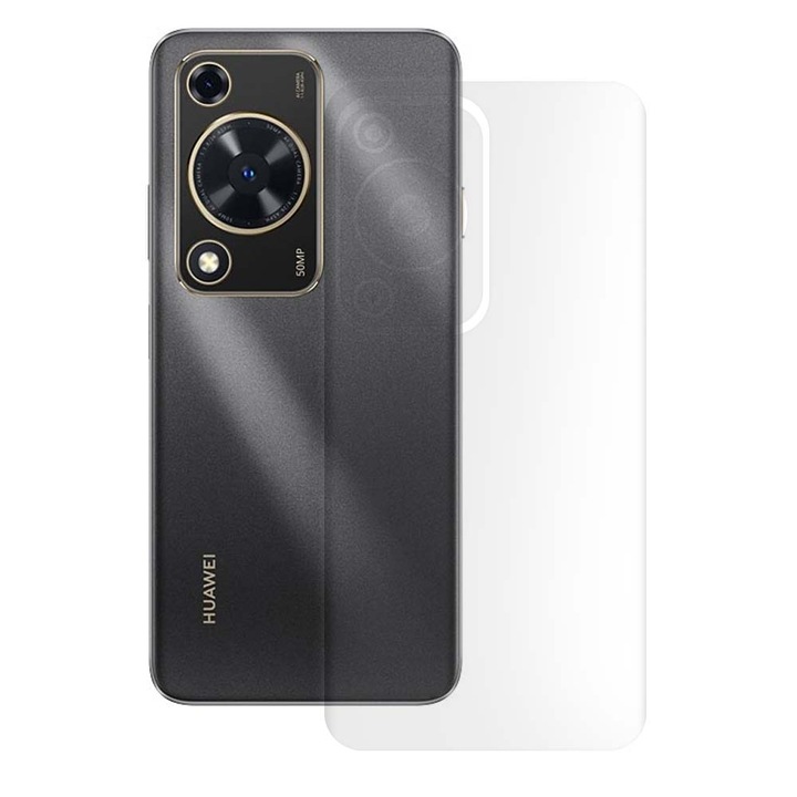 SILKASE matt hátfólia Huawei Nova Y72-hez, hátvédő, szilikon