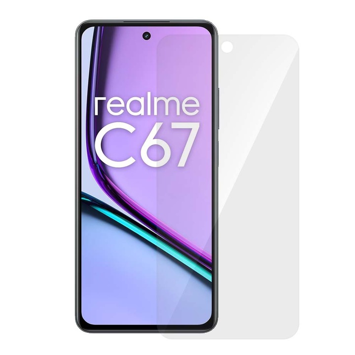 SILKASE fólia Realme C67-hez, képernyővédő, megújuló szilikon
