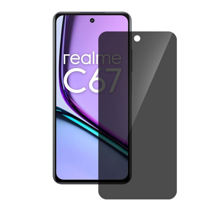 SILKASE adatvédő fólia Realme C67-hez, képernyővédő, szilikon