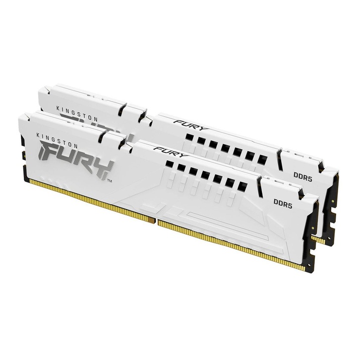 Памет Kingston FURY Beast White 32GB(2x16GB) DDR5 6000MHz CL30 KF560C30BWEK2-32 - AMD EXPO