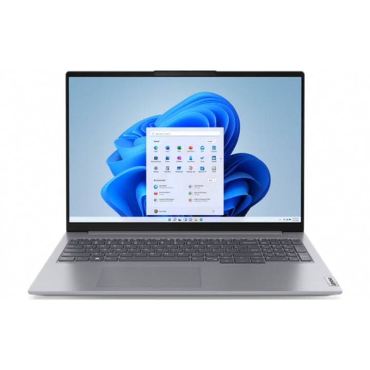 Лаптоп Lenovo ThinkBook 16, 16" WUXGA, AMD Ryzen™ 7 7730U до 4,5 GHz, 16 GB RAM DDR4 3200, 512 GB SSD, AMD Radeon Graphics, Windows 11 Pro, Arctic Grey DDR4
