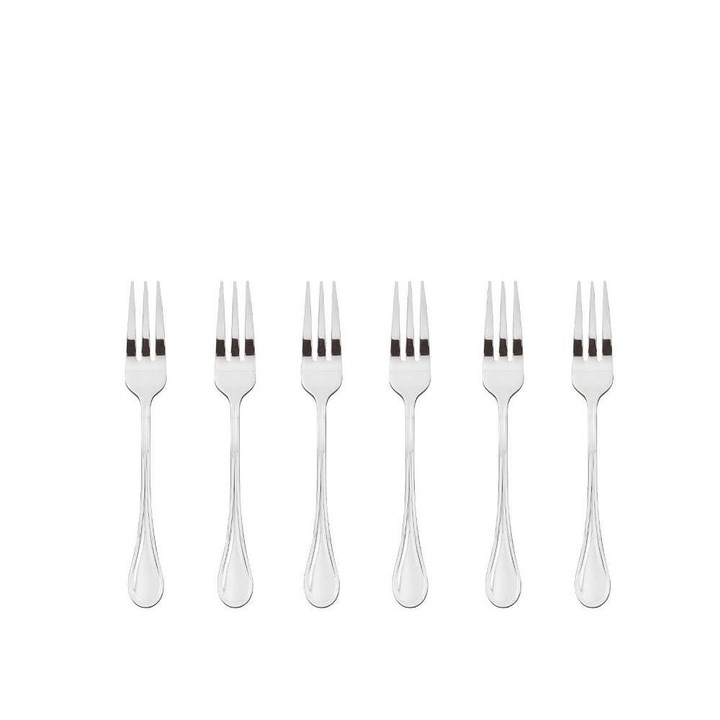 Комплект Десертни Вилички Sambonet, S/Steel Royal, 6 Бр