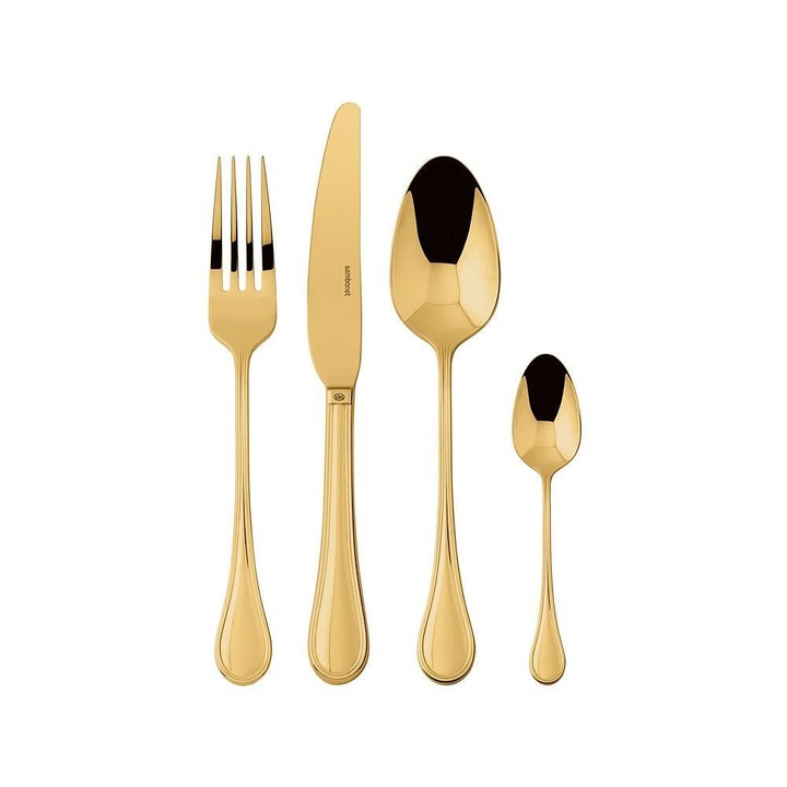 Комплект Прибори За Хранене Sambonet, Royal, Pvd Gold, 24 Части