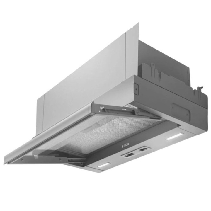 Beépíthető páraelszívó Elica Ciak 2.0 S GR/A/60, elszívó képesség 425 m3/h, 1 Motor, 60 cm, Szürke