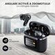 Casti wireless bluetooth ROTTER®️ cu Touch Screen si Anularea Zgomotului Imbunatatita, Audio, Fara fir, In-ear, Bluetooth 5.3, Autonomie 30 ore, Microfon HD, Control tactil/touch, Rezistente la apa, Sport, Universale, Equalizer cu 5 moduri, Negru