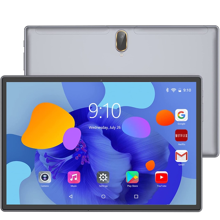 Таблет MAGCH L21, 10.1" Octa-Core, 8GB RAM, 256GB ROM, Android 13.0, 5GHz WIFI, 1920*1200 Full HD, 8000mAh, Сив