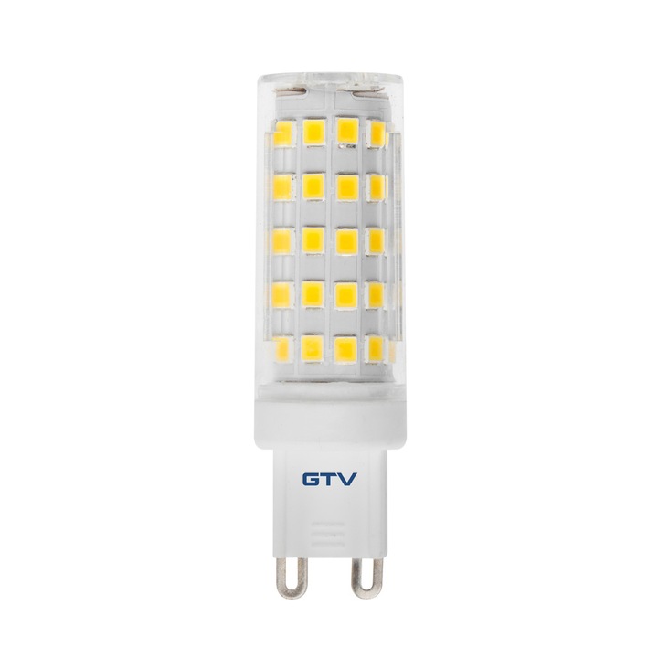 LED крушка, G 9, 6.5 W, 600 лумена, топла светлина-3000k