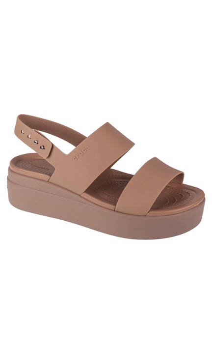 Sandale, Crocs Brooklyn Low Wedge 206453-2EL, Maro, Maro
