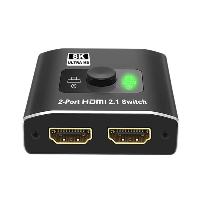 Сплитер - Switch HDMI 8K, 2 порта HDMI 2.1 Switch