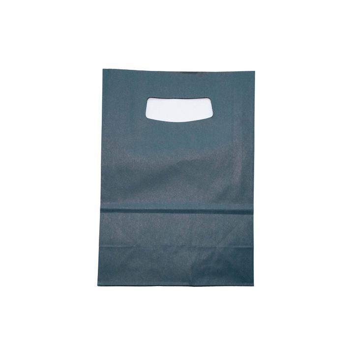 Punga cadou hartie 18 x 9 x 25, albastru, set 10 bucati