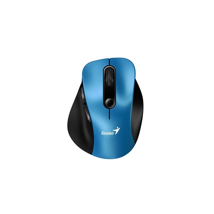 Mouse Genius, Ergo „9000S”, PC sau NB, wireless, BT5.0 + 2.4GHz, optic, 2400 dpi, butoane/scroll 6/1, albastru