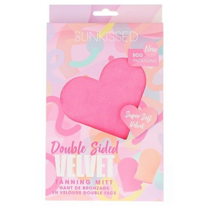 Бронзиращ апликатор, Sunkissed Double Sided, Velvet, Pink
