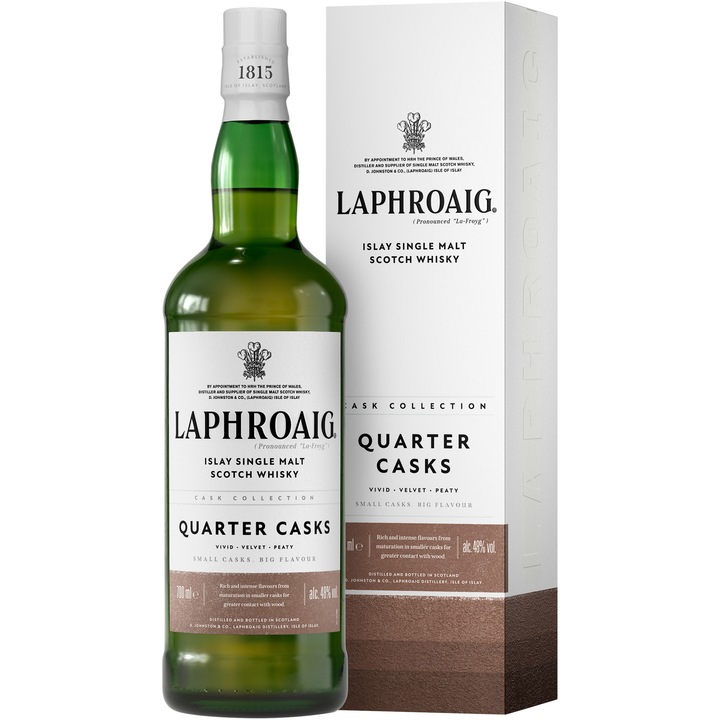 Whisky Laphroaig Quarter Cask, Single Malt, 48%,Cutie, 0.7l