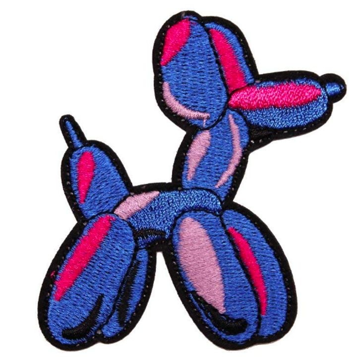 Petic textil Ballon Dog, 6 cm, INOVATIX®