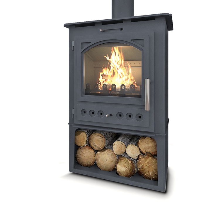 Semineu ECO Martina Plus, 5kW, Argintiu, Clasa energetica A