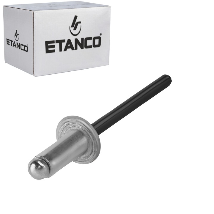 Set 500 Pop nituri din aluminiu 4,8 x 10 mm RAL 9005, Etanco