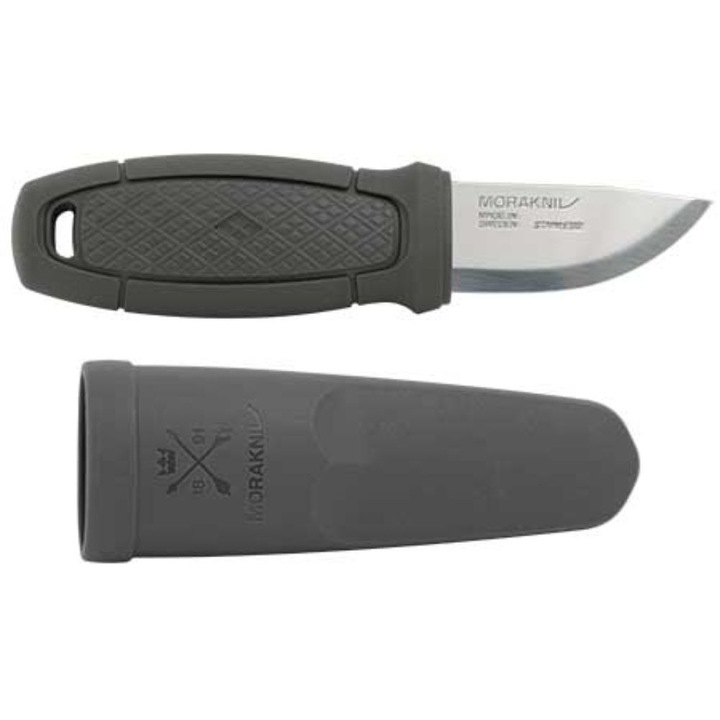 Kés, Morakniv, Eldris Light Duty, rozsdamentes acél, polimer nyél, 14,5 cm teljes hossz, fekete