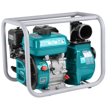 Motopompa apa curata Total TP3302, putere 7 CP, 208 CC, motor 4 timpi, utilizare pentru apa curata, debit 60000 l/h, presiune maxim 6 bar, diametru refulare/aspiratie 3 inch, inaltime refulare 32 m, absorbtie 8 m