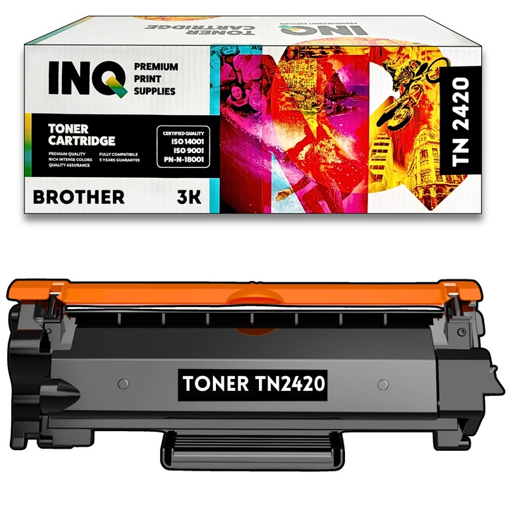 Toner Compatibile BELLIVESTORE TN2420 Nero Per Brother DCP L2530DW L2510D L2550DN MFC L2710DW - Foto 2