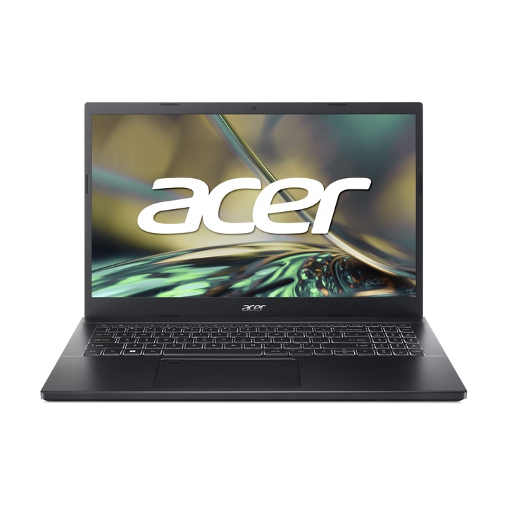 Laptop Acer Aspire A715-76G, 15.6 inch 1920x1080, Intel Core i5-12450H 8 C / 12 T, 3.3 GHz - 4.4 GHz, 12 MB cache, 16 GB DDR4, 1 TB SSD, Nvidia GeForce RTX 3050, Free DOS