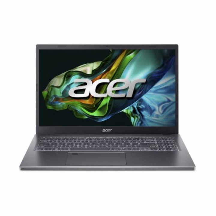 Лаптоп Acer Aspire 5 A515-58M, 15.6 инча 1920 x 1080, Intel Core I7-13620H 10 C / 16 T, 3.6 GHz - 4.9 GHz, 24 MB cache, 16 GB DDR5, 512 GB SSD, Intel UHD Graphics, Free DOS