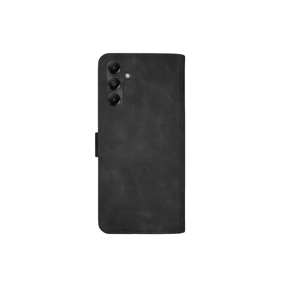 Husa de protectie tip carte Cento Lima compatibila cu Samsung Galaxy A05S Negru Premium, Piele ecologica, Inchidere magnetica, Protectie Sporita, Anti soc, Anti zgarieturi, Functie de stand