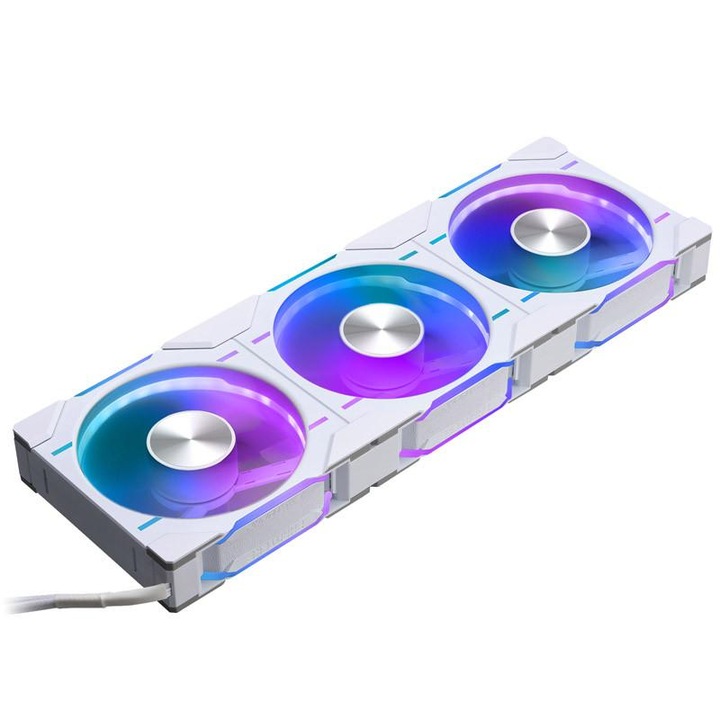 Ventilátorok PHANTEKS D30 PWM Rs Afw D-RGB 3x 120mm fehér