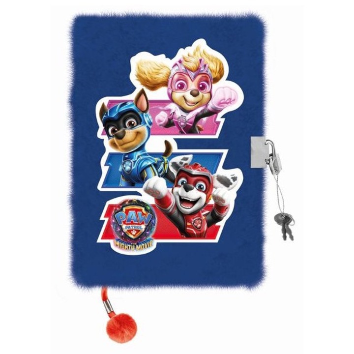 Jurnal cu Lacat, Plusat, St.Majewski, Paw Patrol Girl, A5, 96 foi Dictando