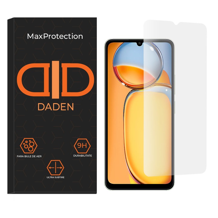 Üvegfólia Xiaomi Redmi 13C 4G / Poco M6 / Poco C65 készülékekhez, Edzett üveg 9H, 2,5D, Classic Glass, 0,33 mm, átlátszó