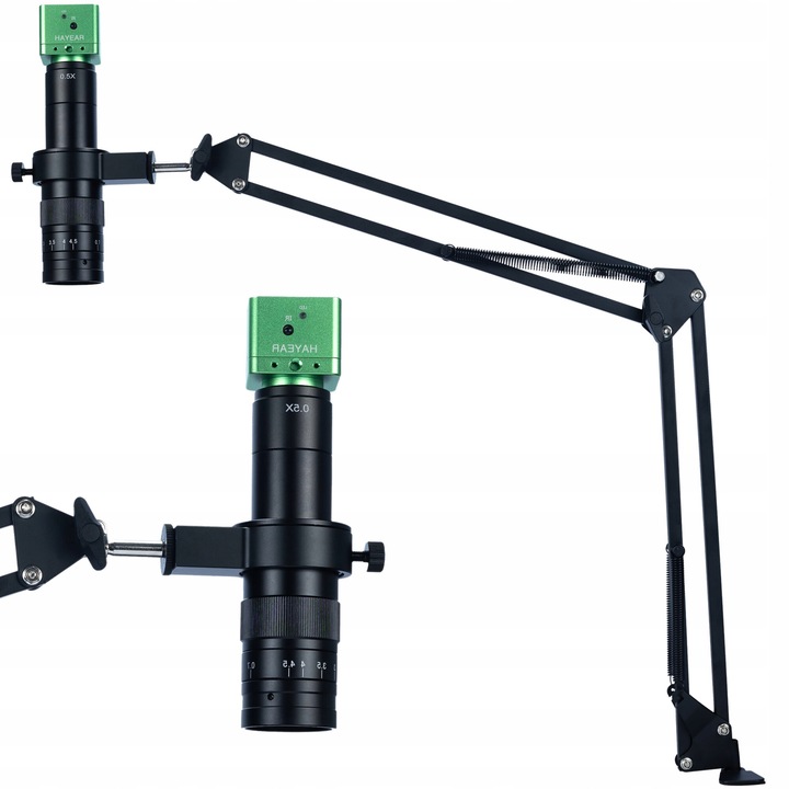 Digitális mikroszkóp állítható karral, Rosfix, ODM-180X, Platform ODM-100X, Camera Crux PRO KMCP-HDMI-USB 5MP, Fekete