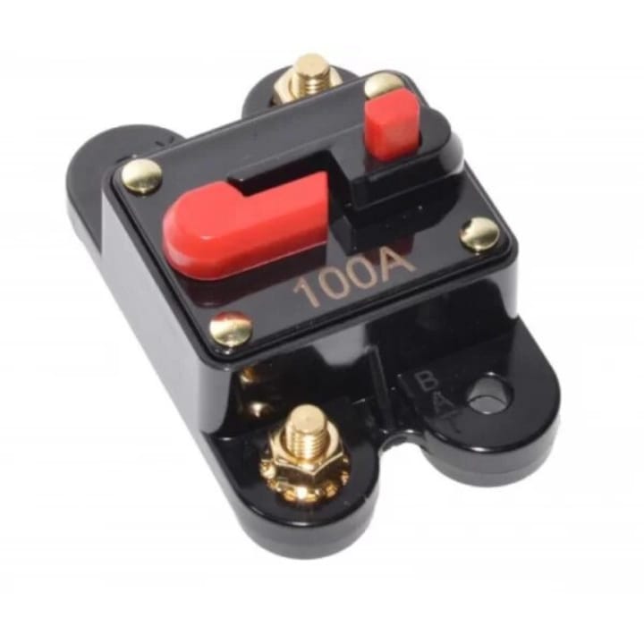 Siguranta Auto de Circuit cu Reset 100A, 12V-48V, impermeabila