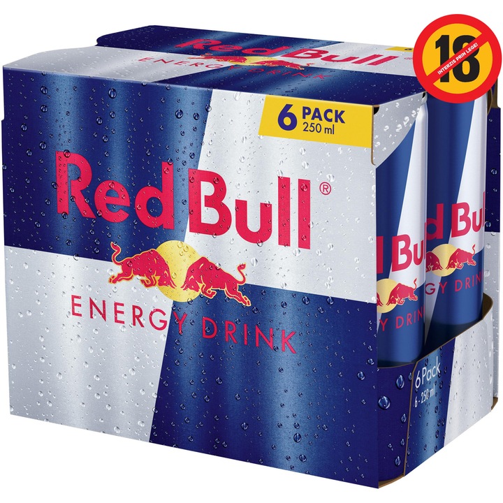 Bautura energizanta, Red Bull, 6x0.25l