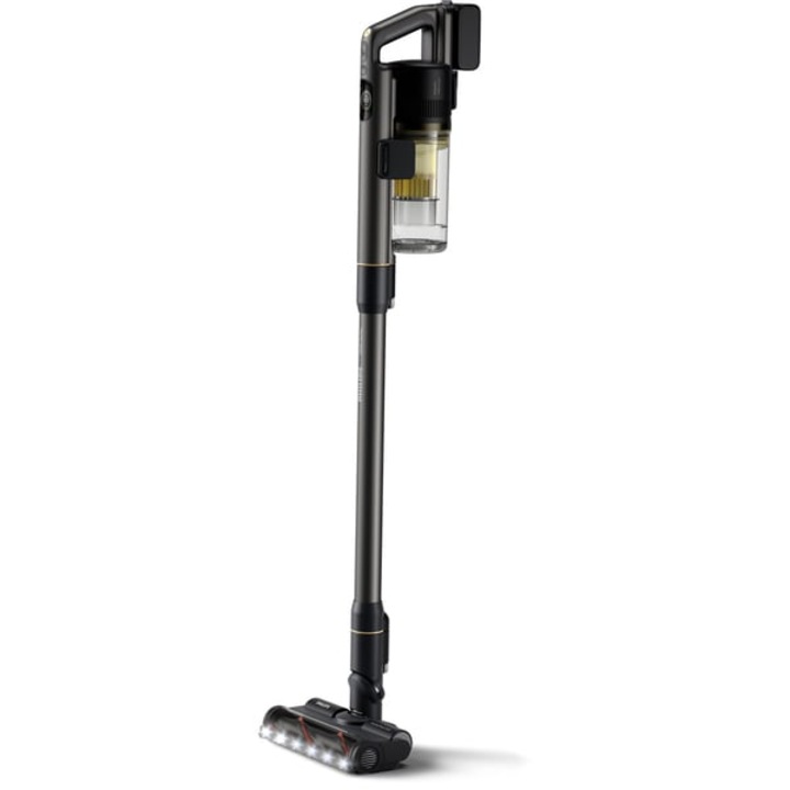 Вертикална прахосмукачка PHILIPS Aqua Series 7000 XC7057/01, 0.6l, 25.2 V, Автономия max 80 min, PowerCyclone 12, Black-Gold