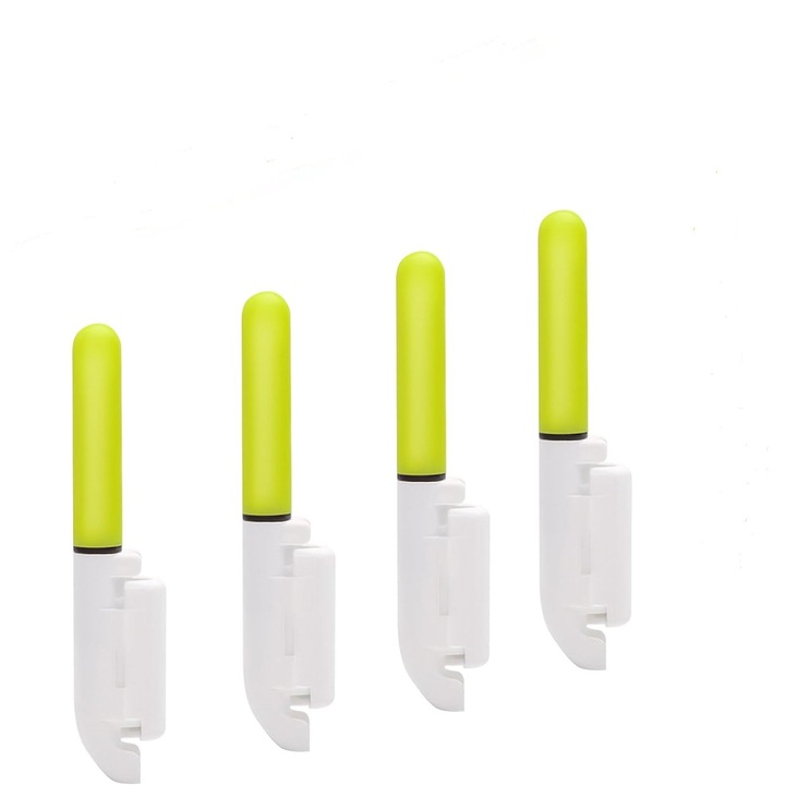 Zöld LED jelzőlámpa, 4 db, feederbothoz, éjszakai horgászathoz, CR425 elemmel