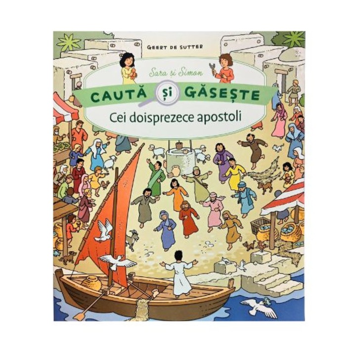 Cauta si gaseste, Cei 12 apostoli, ilustrata