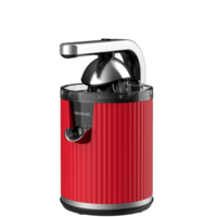 Storcator de citrice Cecotec Xqueeze RetroJuice 600, 600 W, filtru din inox, anti picurare, 2 conuri de plastic, rosu