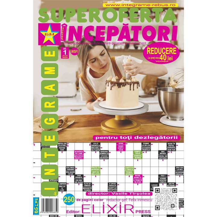 Integrame, Elixir Press, Superoferta de integrame pentru incepatori nr. 1, 250 pagini